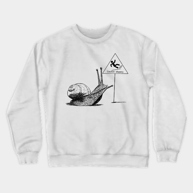 snail Crewneck Sweatshirt by NemfisArt